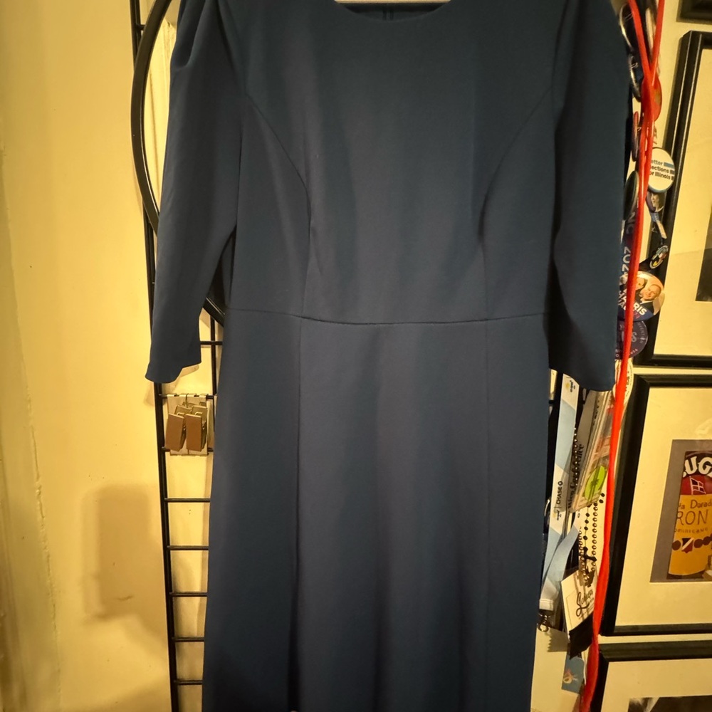 Elegant Blue Calvin Klein Women's Dress